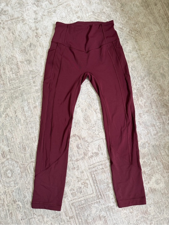lululemon athletica Pants - Lululemon All The Right Places Pant II 28” Garnet Leggings Size 4